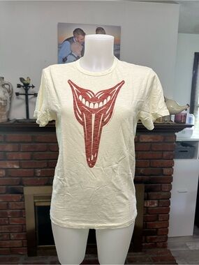 Johnson Motors Cream T-Shirt, made in USA -XS